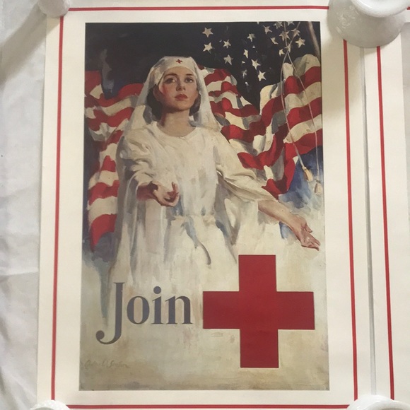 8 Vintage Red Cross Poster - Picture 1 of 8